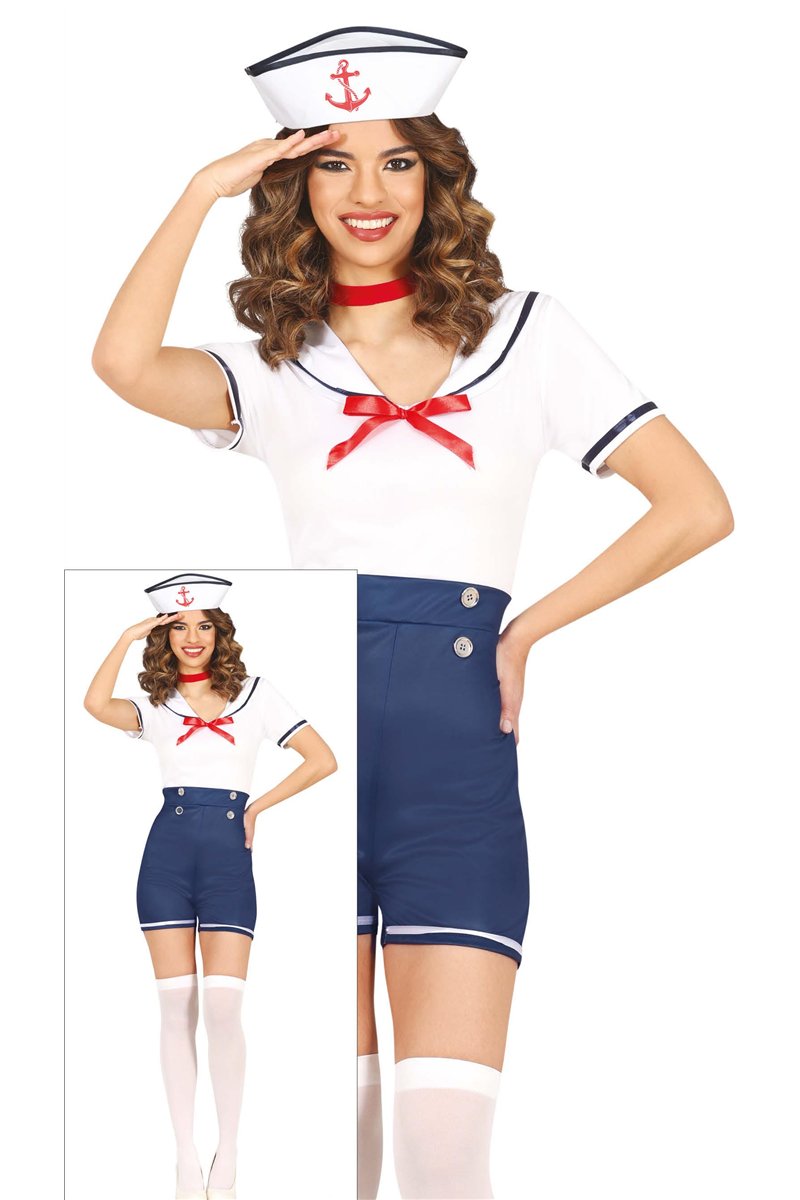 VINTAGE SAILOR GIRL, ADULT, 38 - 40 (M)