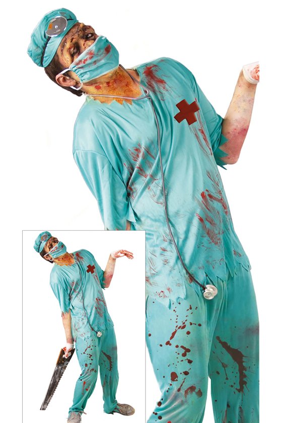 ADULT ZOMBIE SURGEON TALLA L 52-54