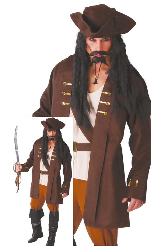 PIRATE CAPTAIN ADULT SIZE L 52-54