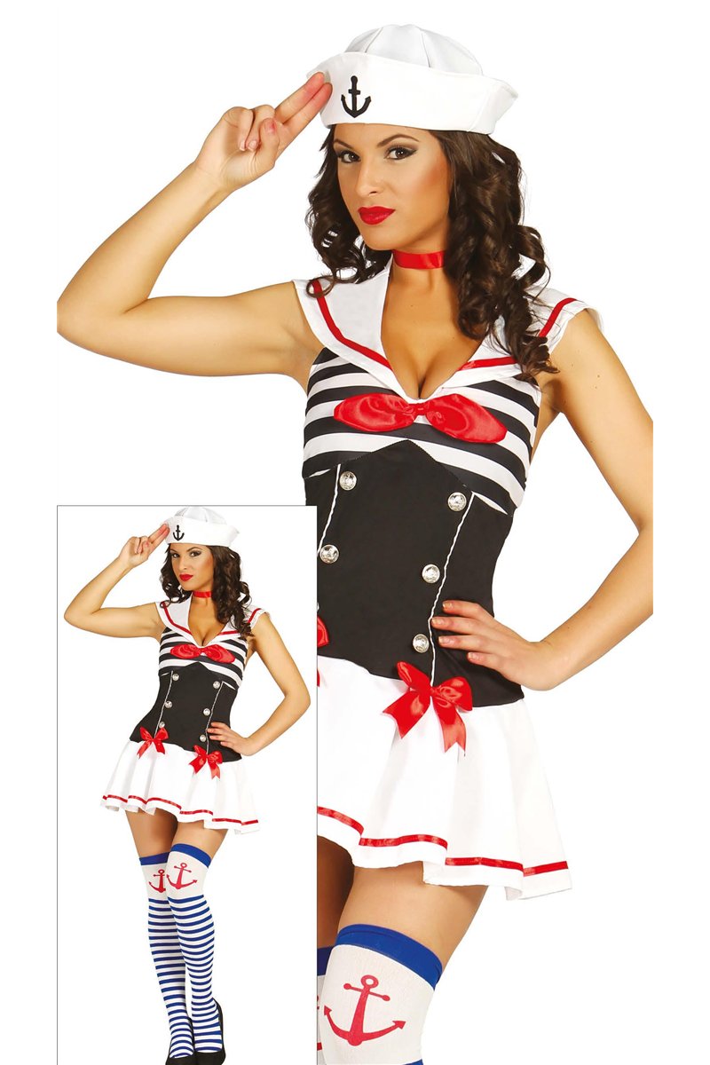 ADULT LITTLE SAILOR WOMAN, SIZE S 36-38