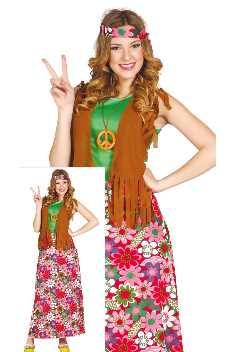 ADULT WOMAN HAPPY HIPPY, SIZE M 38-40