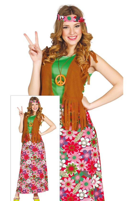 ADULT WOMAN HAPPY HIPPY, SIZE L 42-44
