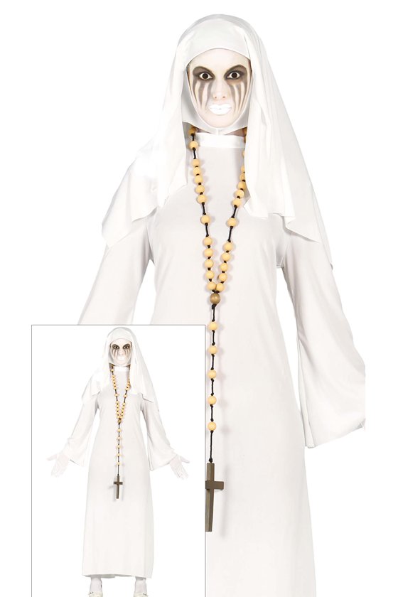 ADULT GHOST NUN, SIZE L 42-44