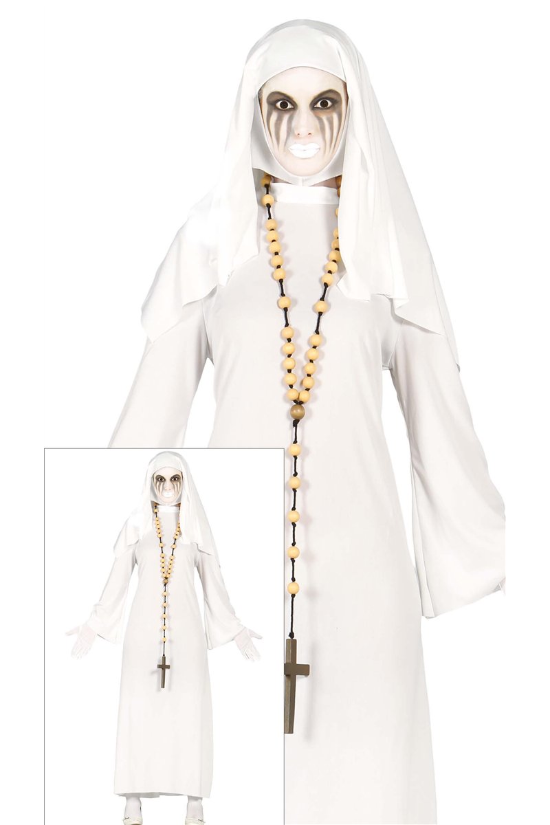 ADULT GHOST NUN, SIZE L 42-44