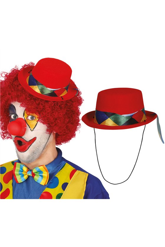 RED CLOWN MINIHAT 
