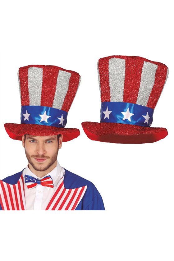 AMERICAN FLAG TOP HAT
