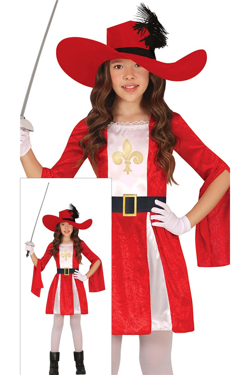 RED MUSKETEER, CHILDREN'S, 5 - 6 YEARS OLD