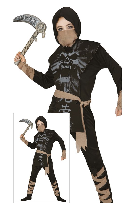 CHILD GHOST NINJA, SIZE 5-6 YEARS