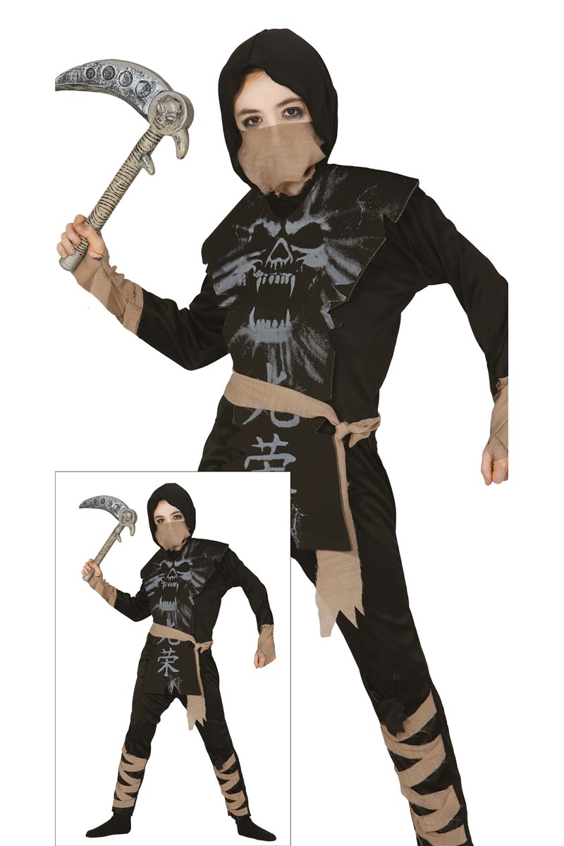 CHILD GHOST NINJA, SIZE 10-12 YEARS