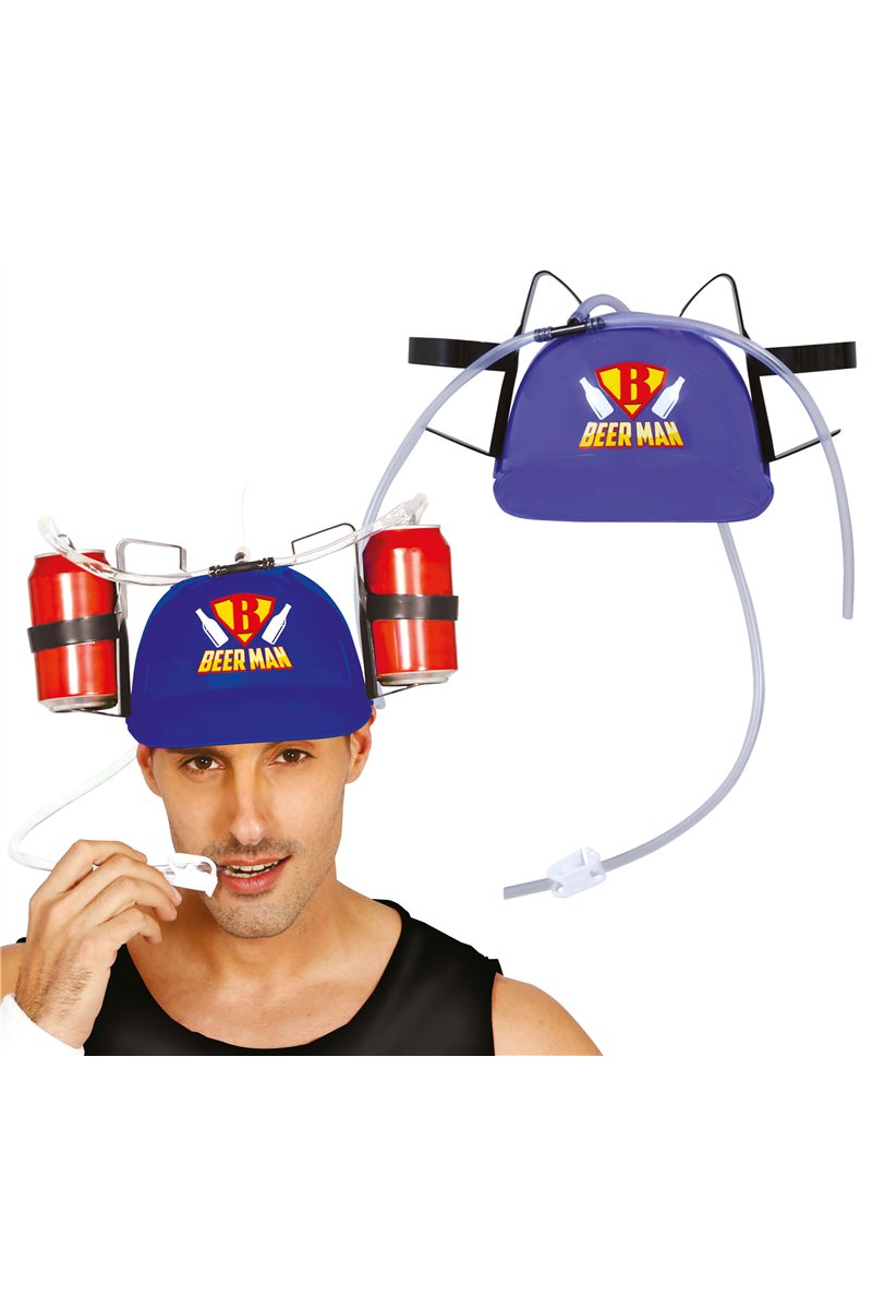 HELMET FOR DRINKS BEER MAN
