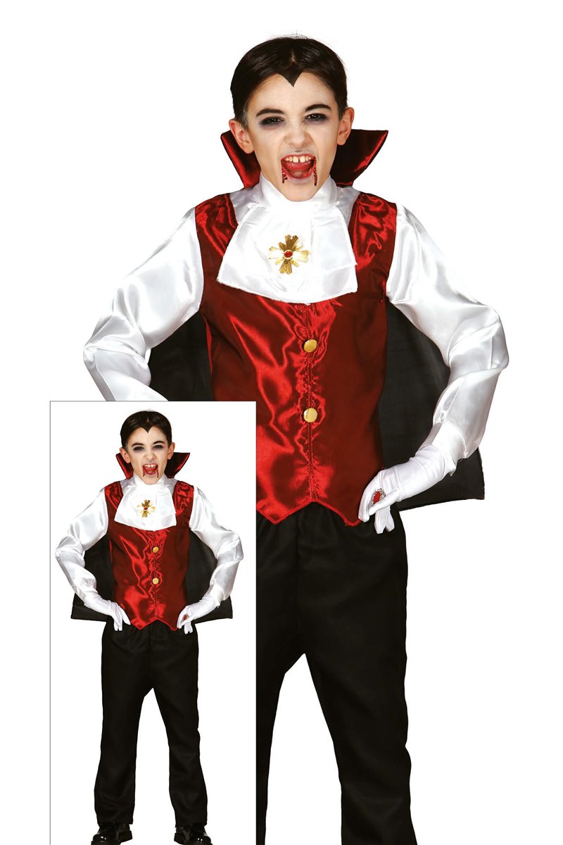 CHILD DRACULA, SIZE 5-6 YEARS