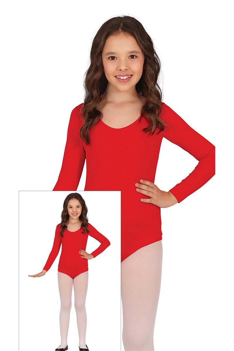 LONG SLEEVE RED.MAILLOT INF.9-12 YEARS