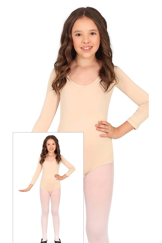 LONG SLEEVE FLESH MAILLOT INF.9-12 YEARS