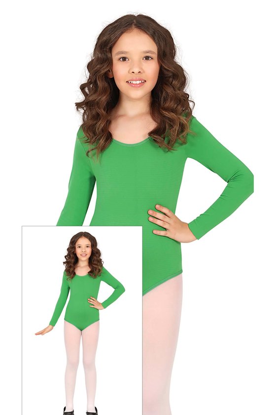 LONG SLEEVE GREEN MAILLOT INF.3-5 YEARS