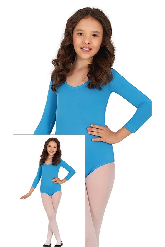 TURQUOISE LONG SLEEVE JERSEY, CHILDREN, 9-12 Years