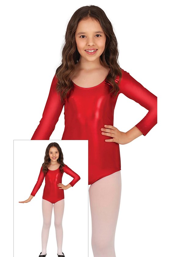 LONG SLEEVE METAL.RED MAILLOT INF.9-12 YEARS