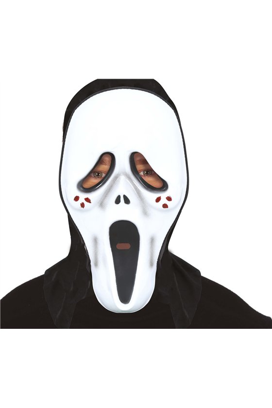 MURDERER MASK WITH HOOD PVC