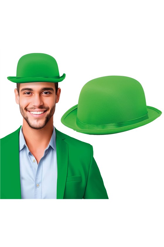 BOWLER HAT HIGH QUALITY GREEN