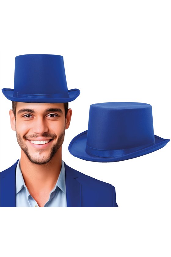 TOP HAT. HIGH QUALITY BLUE