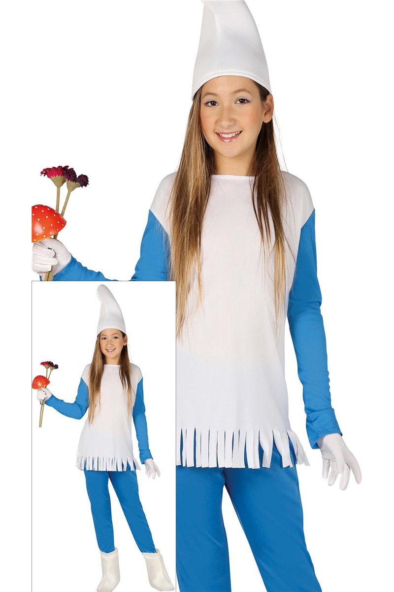 LITTLE GIRL BLUE DWARF, SIZE 3-4 YEARS