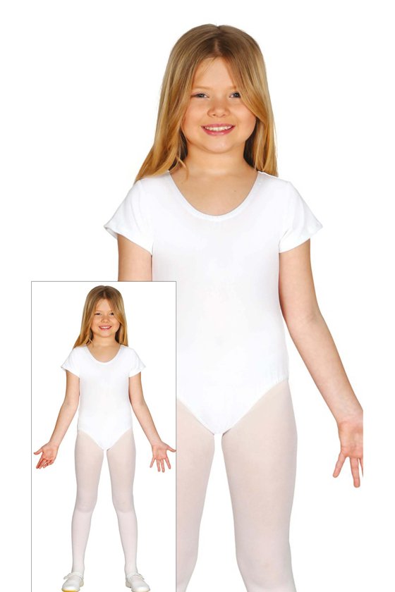 WHITE CHILDREN BODY SHORT SLEEVE 3-5 YEARS OLD