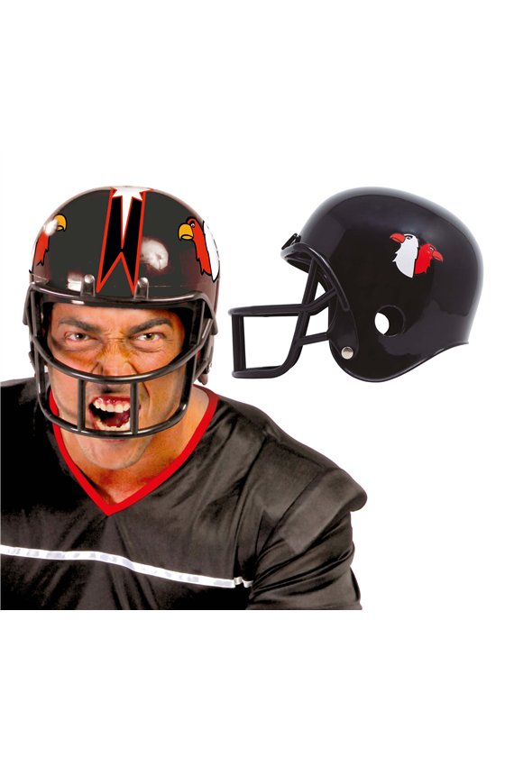 HELMET AMERICAN FOOTBALL BLACK