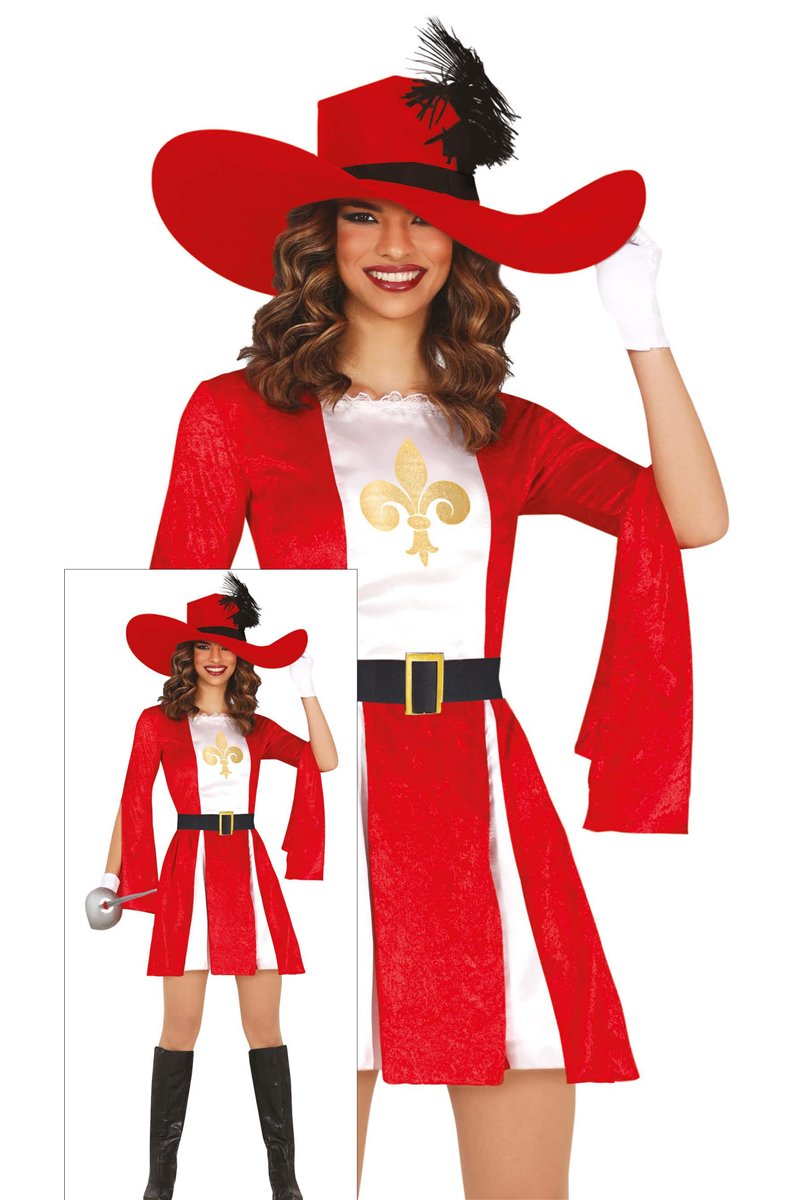 RED MUSKETER, ADULTA, 38 - 40 (M)