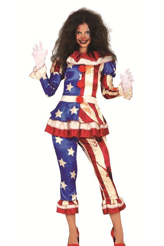 PATRIOT CLOWN, ADULT, XL 44-46
