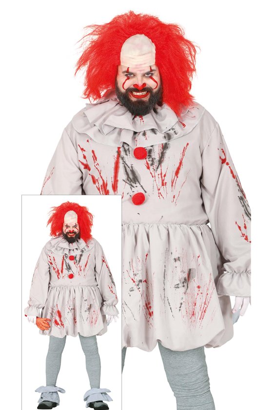 KILLER CLOWN ADULT SIZE XL 54-56