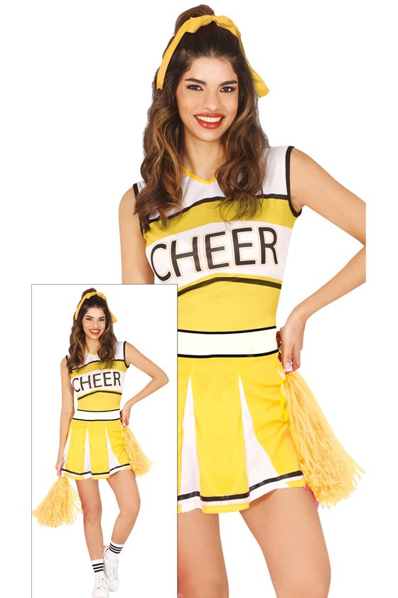 YELLOW CHEERLEADER, ADULT, 44 - 46 (XL)