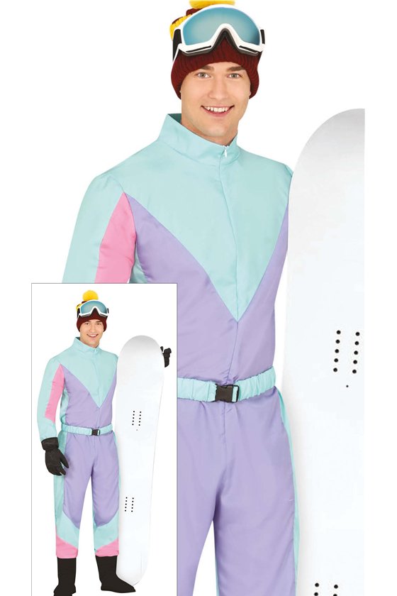 BLUE SKIER, ADULT, 54 - 56 (XL)