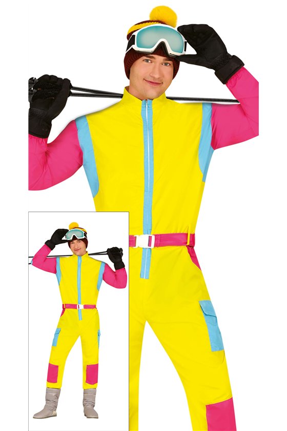 YELLOW SKIER, ADULT, 54 - 56 (XL)