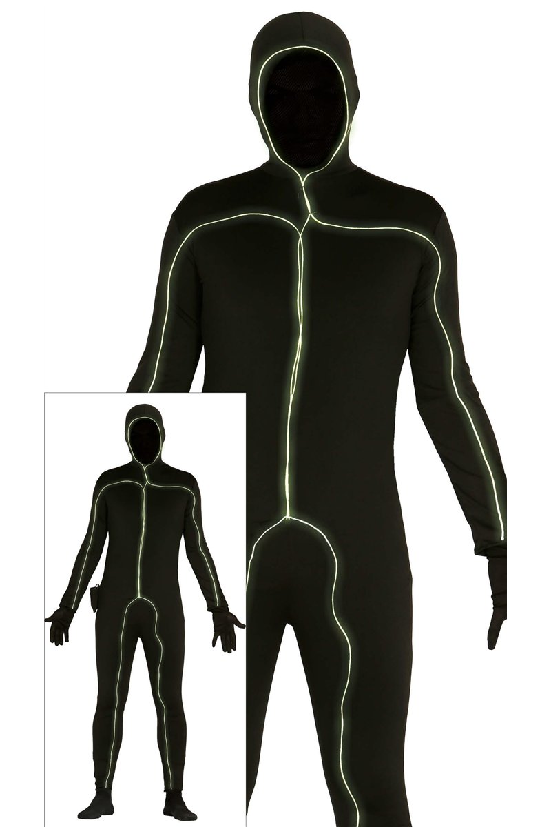 ADULT BLACK LIGHT MAN ONE SIZE FITS ALL