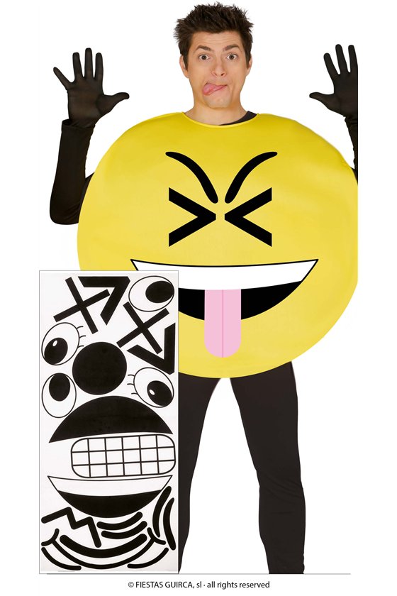 EMOTICON & FACES SIZE L 52-54
