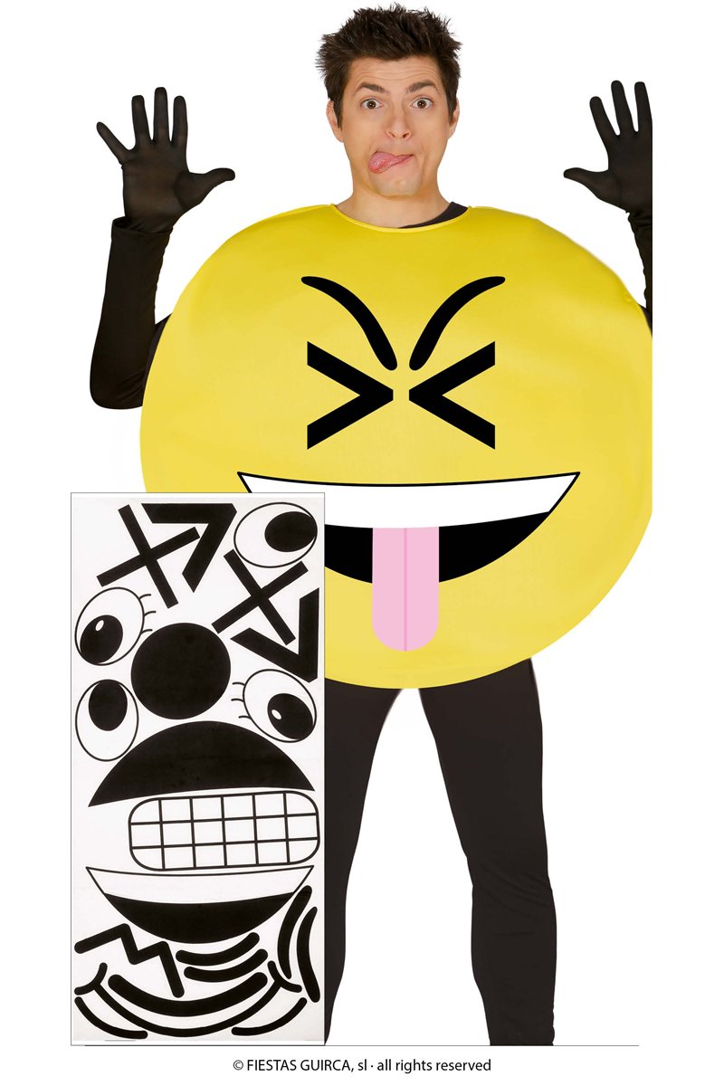 EMOTICON & FACES SIZE L 52-54