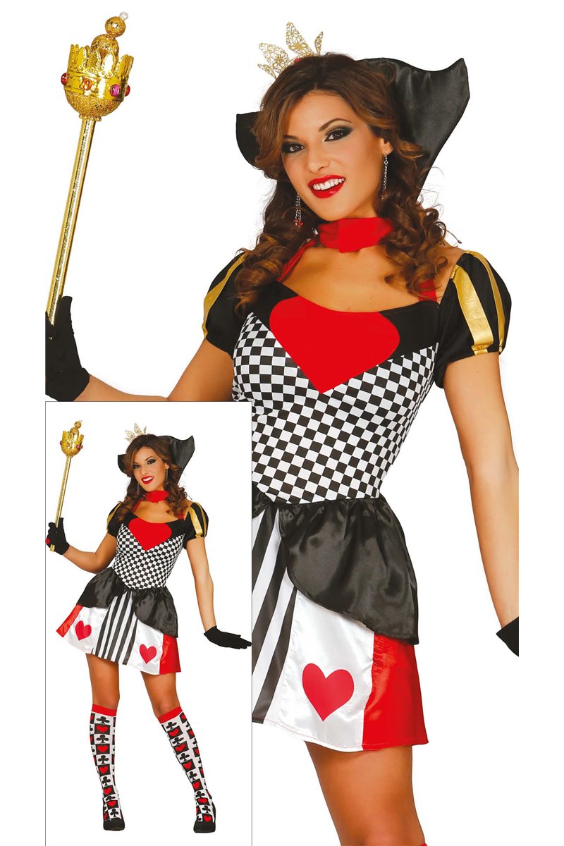 QUEEN OF HEARTS, SIZE L 42-44