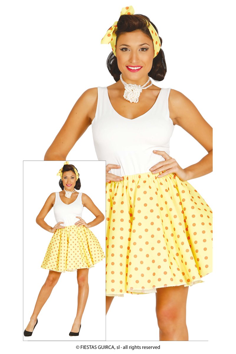 YELLOW PIN-UP SET SIZE L 42-44