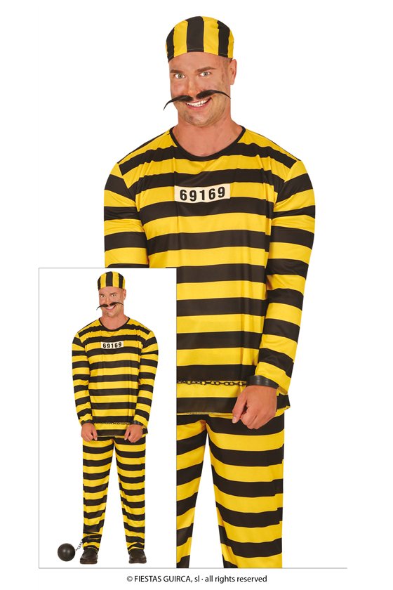 ADULT PRISONER, SIZE M 48-50