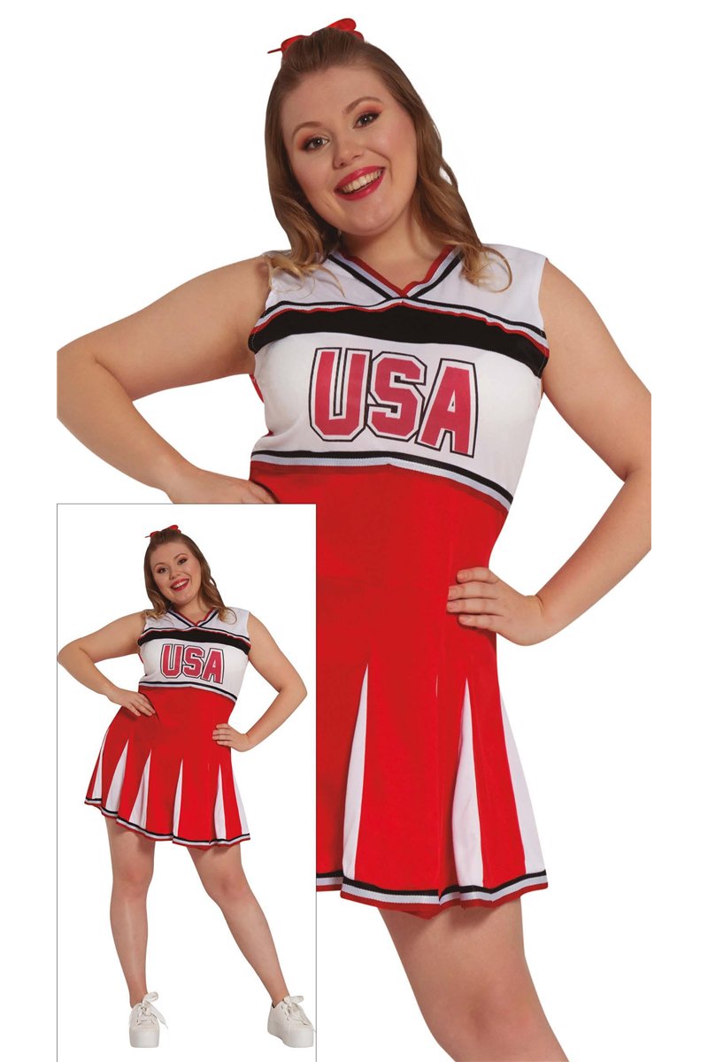 ADULT CHEERLEADER SIZE XL 44-46