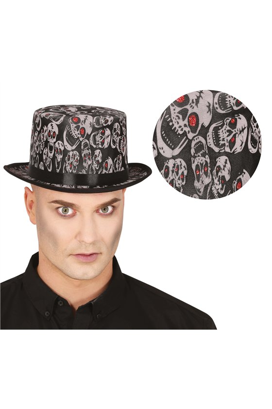 HAT WITH SKULLS