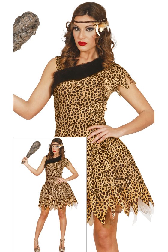 ADULT CAVEWOMAN SIZE S 36-38
