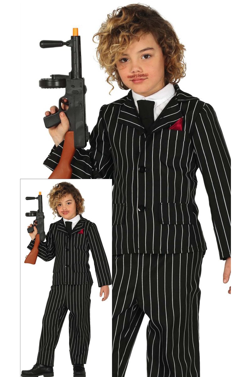 CHILD GANGSTER, SIZE 7-9 YEARS