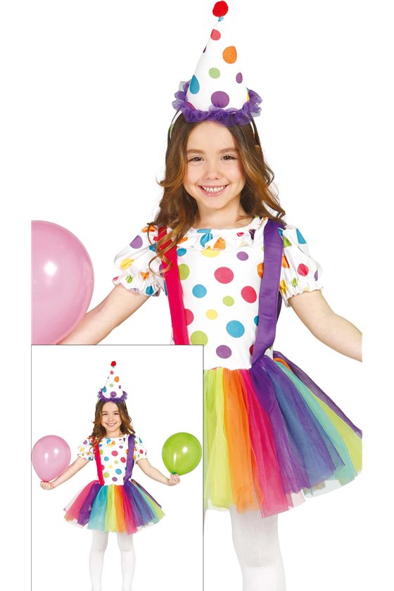 LITTLE GIRL CLOWN, 3-4 YEARS