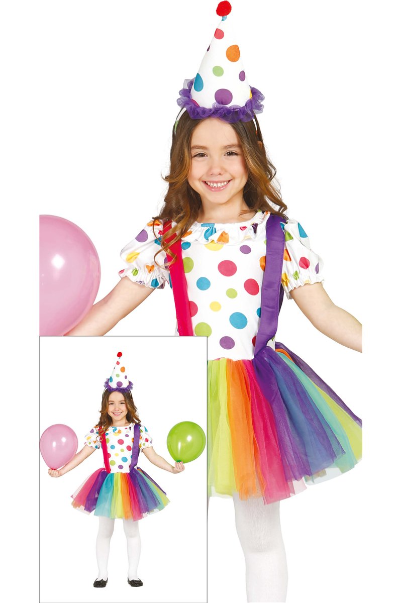 LITTLE GIRL CLOWN, 5-6 YEARS