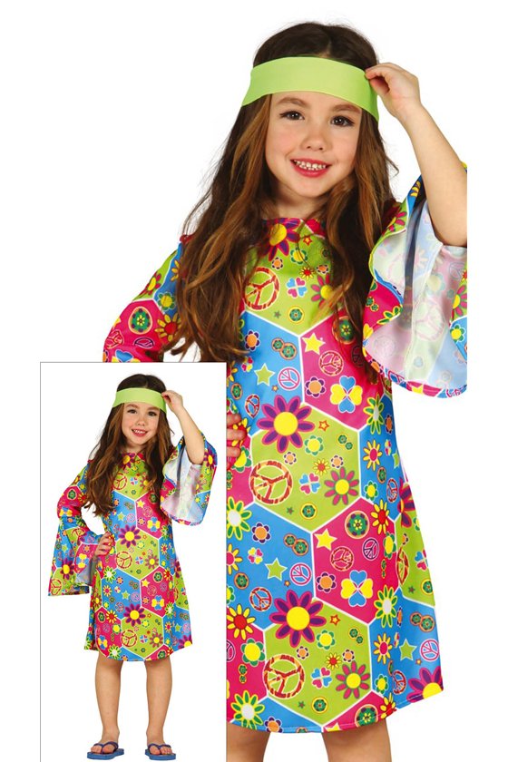 CHILD HIPPY GIRL, 7-9 YEARS