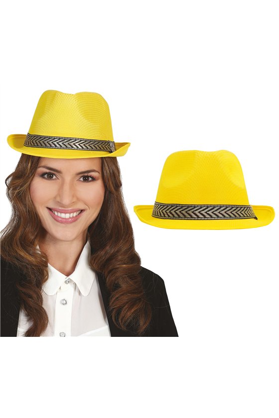 YELLOW GANGSTER HAT