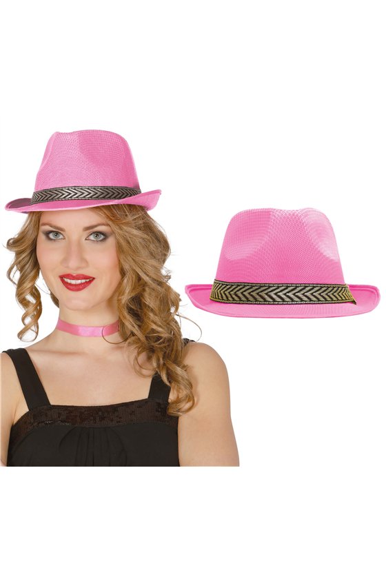 PINK GANGSTER HAT