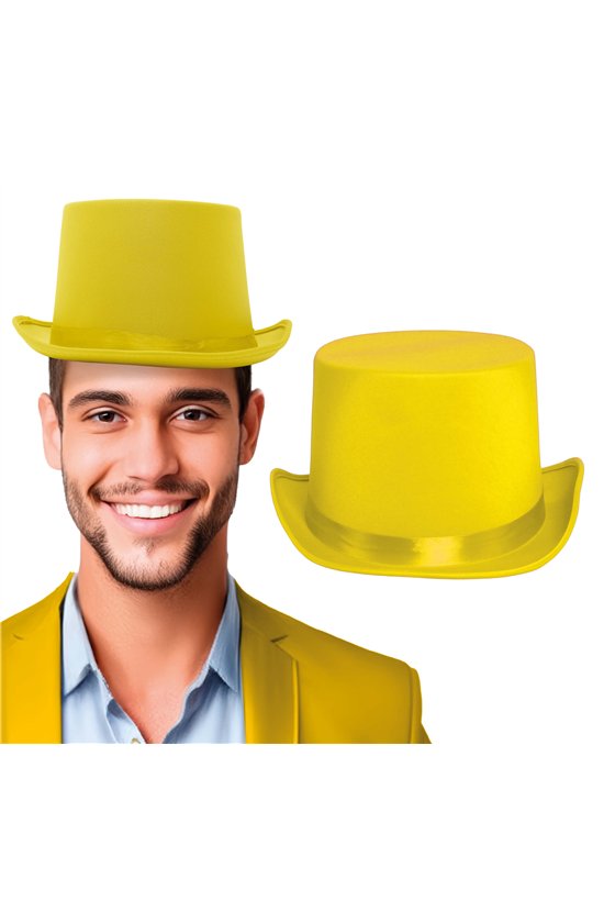 HIGH QUALITY YELLOW TOP HAT