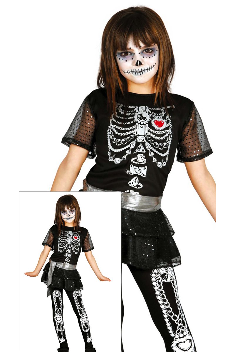 CHILD SHINY SKELETON, 10-12 YEARS