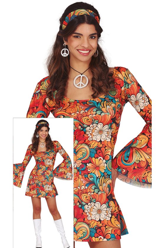 70S DRESS, ADULT, 38 - 40 (M)